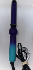 Bed Head Rough Volume Digital Hair Curling Wand 1 1/4" BH379 Purple Teal  EUC