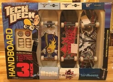 Tech Deck Handboard 3 Pack Tony Hawk Birdhouse Maple Dynasty Skateboard Set RARE