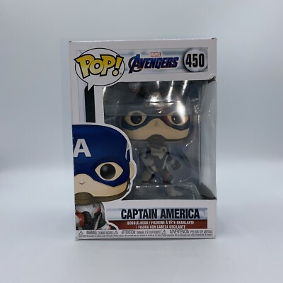 Funko POP! Bobble: Marvel Avengers Endgame: Captain America 450 Vinyl Figur B12