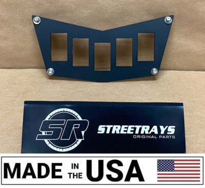 [SR] Dash Rocker Switch Panel Plate 5 Hole 08-14 Polaris RZR 800 800S ...