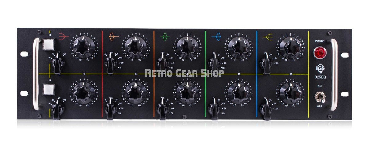 IGS 825EQ Dual Mono Tube Equalizer Mastering EQ 825 12db Pre