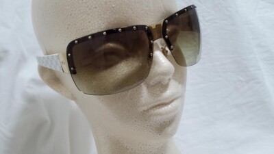美品 GUCCI sunglasses brown stone case Gucci GG1189S XL (58 - 17) with Brown lenses and Beige frame