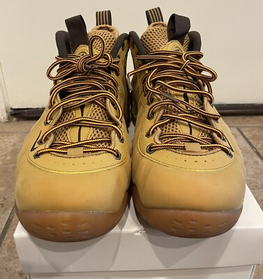 EUC 2014 Nike Air Foamposite One Wheat 575420-700 Icy Worn Once