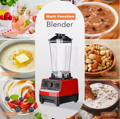 2L Commercial Food Blender Juicer Mixer Crusher Processor Grinder 4500W Maker UK - Picture 5 of 15