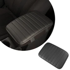 Car Armrest Cover Center Console Box PU Leather Protector Pad For Nissan Titan