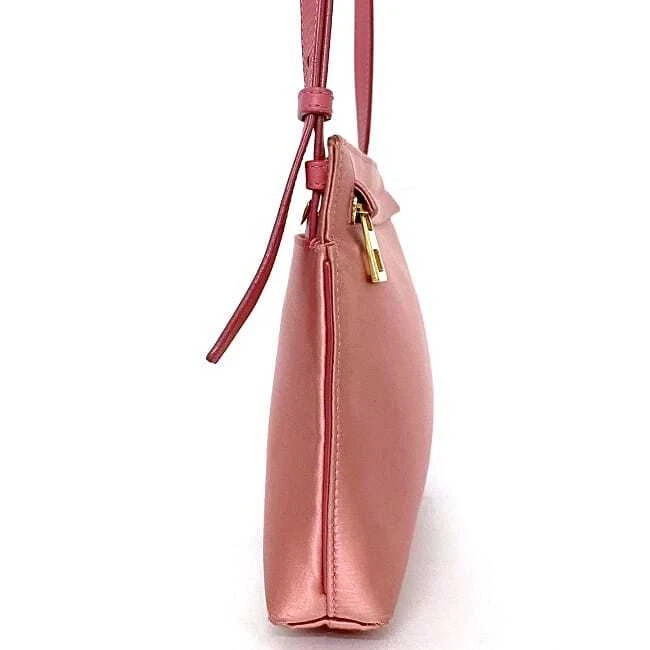 LOEWE T Bolsa Bolso de Hombro Rosa Anagrama Bandolera 2 Vías Cuero Satinado Usado LOEWE Foto 2 de 4