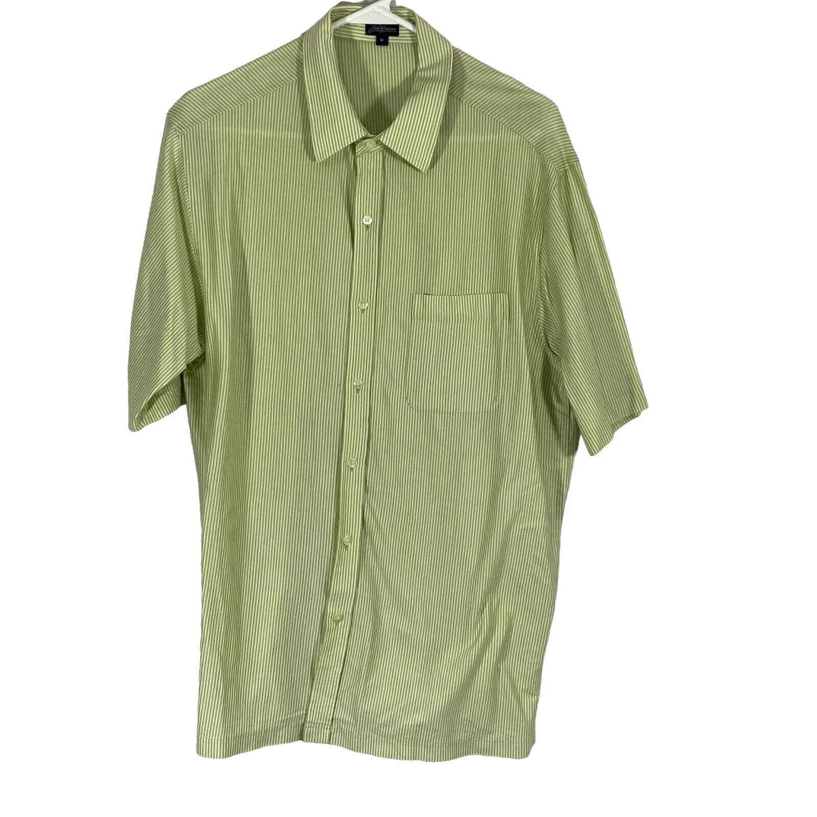 Jack Nicklaus Cotton Short Sleeve Casual Button-Down Shirts for Men