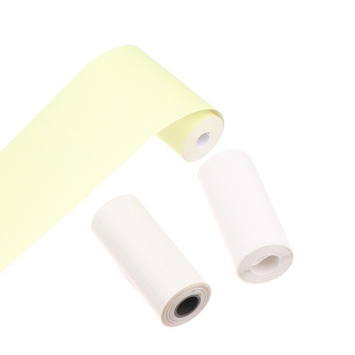 1PC Mini Self-adhesive Printer Paper Transparent Thermal Sticker 5.7 X 2.5cm