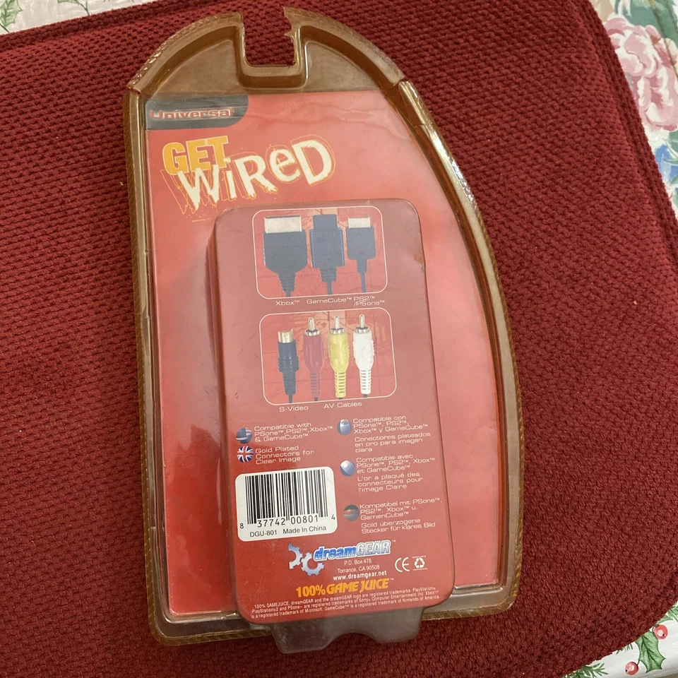 *NOVO* Cabos DreamGear Universal 4 em 1 S-Video/AV. - Imagem 3 de 3