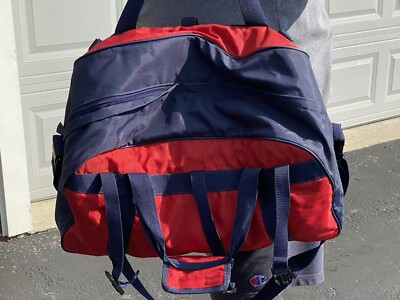 Polo Sport Ralph Lauren Duffle Bag Red Blue USA Flag Carry On Gym