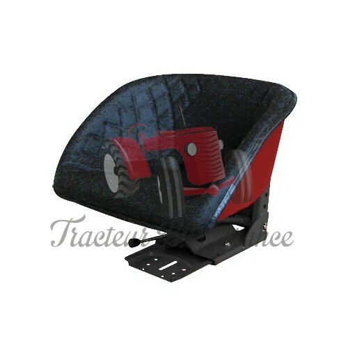 Siège Dexta Deluxe rouge et noir pour réparer une assise usée