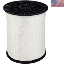 1/8" x 1000 ft Low-Stretch Polyester Cord - 350 lbs Strength, Multipurpose