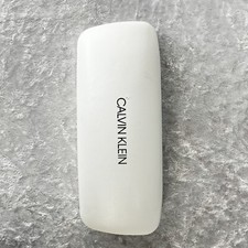 Calvin Klein White Clamshell Eyeglasses/Sunglasses Case - CASE ONLY