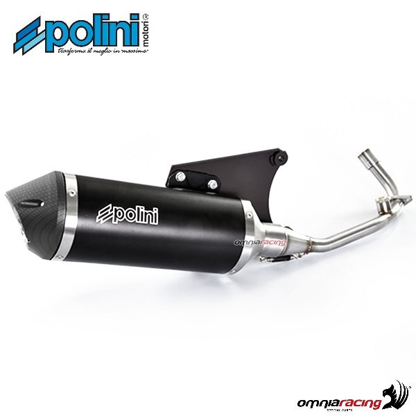 Polini steel full exhaust system for Vespa 125 Sprint iGET 3V ie E4