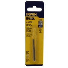 Irwin Hanson 8012 #4-40NC High Carbon Steel Plug Tap