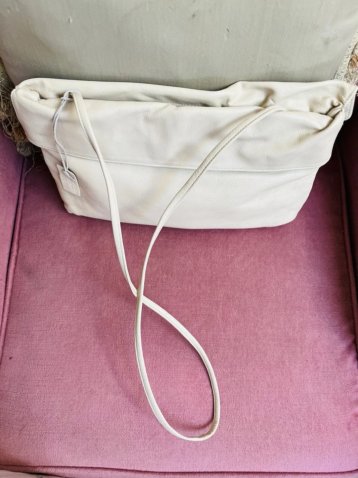 Vintage genuine leather shoulder bag/convertible Clutch From 1960’s-1970’s NWT - Изображение 4 из 4