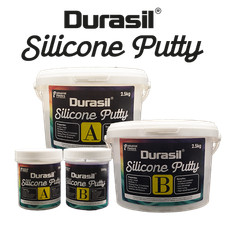 Durasil® Silicone Putty - RTV Parts A+B High Tear Strength Moulding Rubber Kits