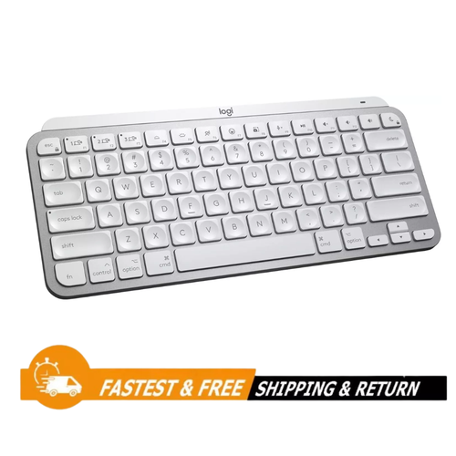 Logitech K920 MX Keys Mini Wireless Bluetooth Keyboard for Apple Mac OS, iPad OS