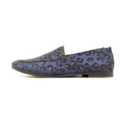 Banana Republic Shoes 6 Blue Leopard Print Brocade Slip-On Flat Dressy Loafers | eBay Banana Republic Shoes 6 Blue Leopard Print Brocade Slip-On Flat Dressy Loafers | eBay