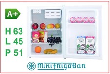 Frigorifero Mini Frigo con Congelatore da Ufficio Freezer Piccolo e Compressore