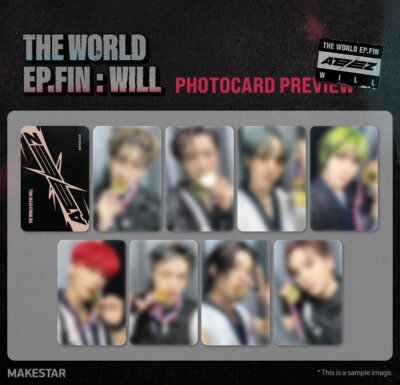 ATEEZ - THE WORLD EP.FIN : WILL MAKESTAR OFFICIAL PHOTOCARD | eBay