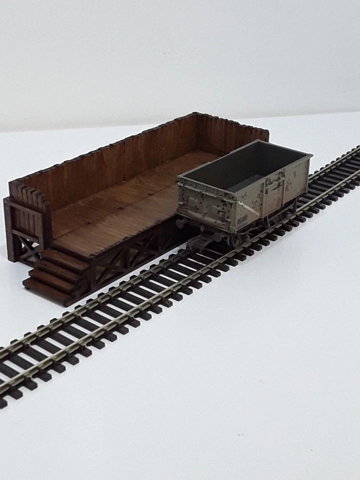 Laser Cut OO Gauge Railway Wooden Coaling Stage MDF Kit - Image 2 of 4