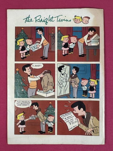 DELL PRICE VARIANT! 1957 FOUR COLOR #867 FINE - 15 cent - SANTA CLAUS FUNNIES - Picture 2 of 5