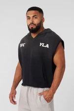 YOUNGLA (SOLD OUT) - 5003 - UFC™ CUT-OFF HOODIES - BLACK - LARGE