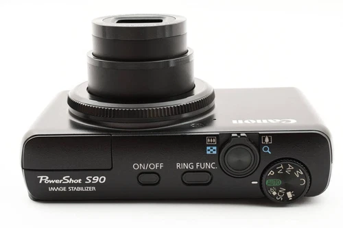 Canon PowerShot S90 10MP Digital Camera 3.8X Wide Angle Optical Stabilized Zoom - Picture 7 of 8