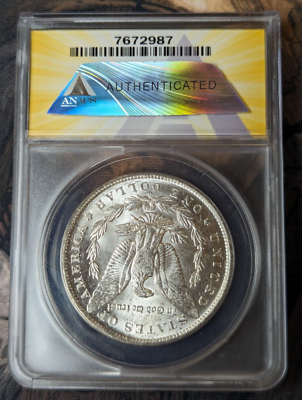 1883-O Morgan Silver Dollar ANACS MS 63 - Superb Luster, Rare New