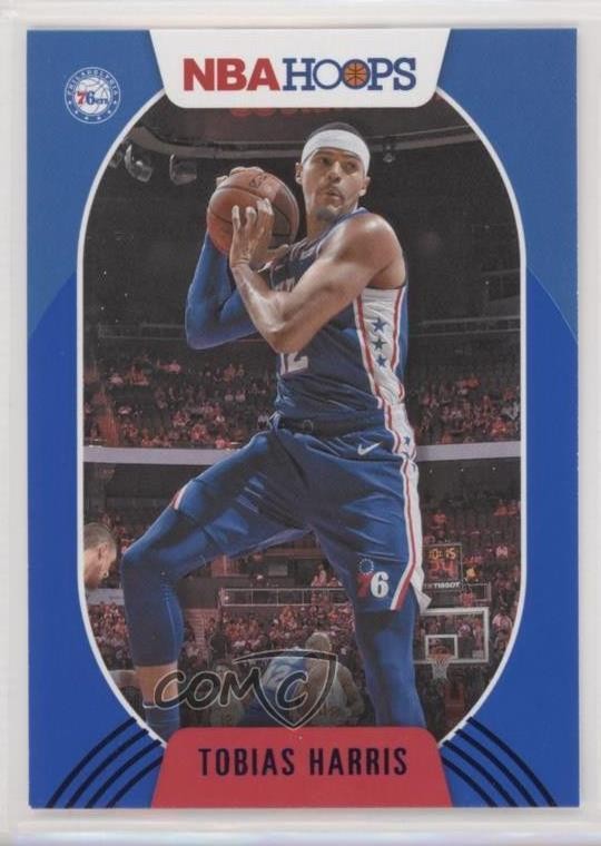 2020-21 Panini NBA Hoops Blue Tobias Harris #119 5y7