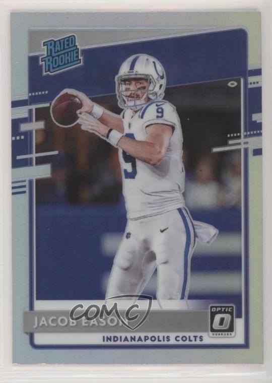 2020 Panini Donruss Optic Rated Rookies Holo Prizm Jacob Eason Rookie RC 4z8