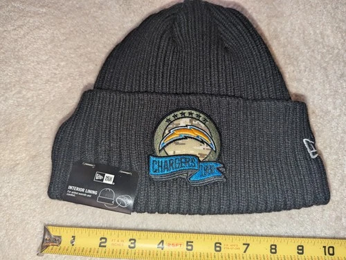 New Era Chargers Beanie NWT football LA san diego bolts NFL lined winter ski hat