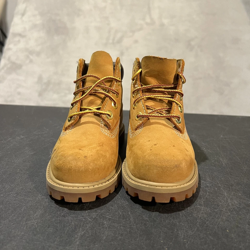 Botas Timberland Niño Pequeño Talla 8c Trigo Nubuck 6 Pulgadas Clásicas Cuello Acolchado Trabajo Foto 2 de 4