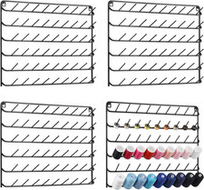 Thread Holder Wall 54 Spools Sewing Thread Rack Wall Mount Embroidery Spool Orga