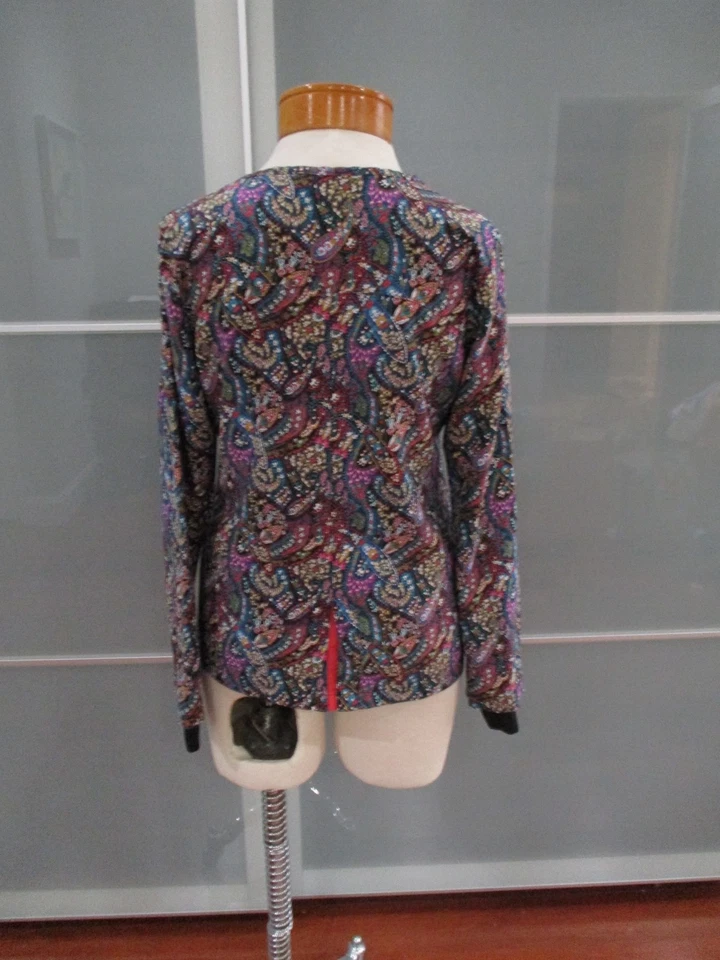 Chaqueta Médica Vera Bradley Halo 8117 Cremallera Talla S Foto 3 de 4