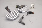 2005 Harley Softail Back Rear Passenger Foot Board + Mount Set CHROME #4293