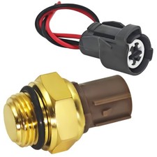 Radiator Coolant Fan Switch 37760-P00-003 with Connector Pigtail Harness,...