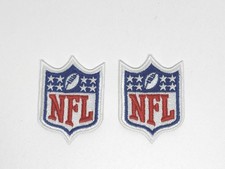set of 2 Football Logo NFL 8 Star Iron/Sew On Embroidered Patch 1.3x2 in p20-2