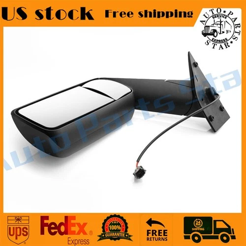 Right Side Door Mirror Heated Black Assembly For Freightliner New Cascadia 2018+