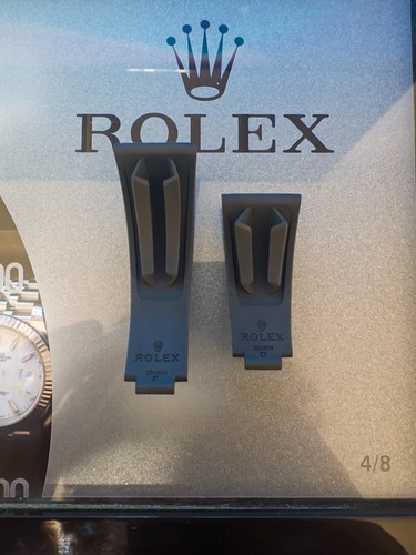 Genuine Rolex Oysterflex 350501 D+F Strap Set 20mm Daytona Yacht-Master OEM New