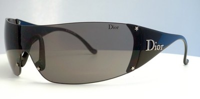 Christian DIOR by J. Galliano SKI 6 black shield sunglasses