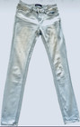 Wax Jeans Juniors Size 7 Light Wash Blue Faded Skinny Super Stretchy Regular Fit — photo 3