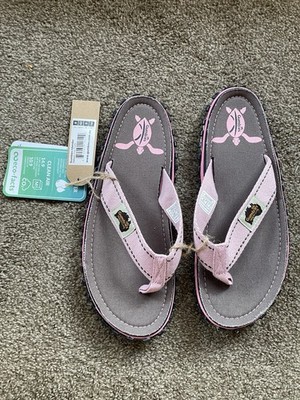 Gumbies Unisex Flip Flop Surfer Islander  Sandals Lightweight *NEW* NWT M9 / W10