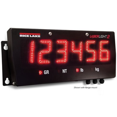Rice Lake 167092, 6'' LED Remote Display with 6'' Flange Mount Bracket