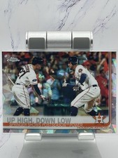 Astros 2019 Topps Chrome Sapphire Edition Checklist George Springer #447