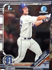 2019 1st Bowman Draft Chrome Baseball Card of Cooper Johnson #BDC-200 (NM)