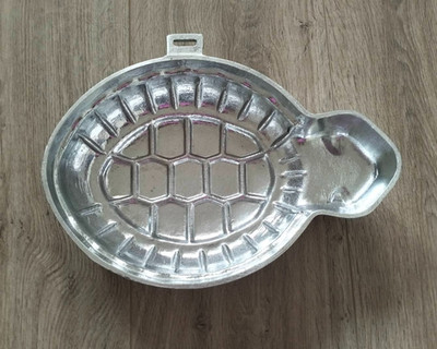 Vintage Soviet cake pan, cupcake, biscuit mold, aspic form ''Turtle''