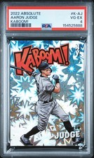 2022 PANINI ABSOLUTE KABOOM! #K-AJ AARON JUDGE PSA 4