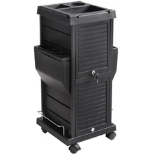 Ultimate Salon Trolley Cart Lockable Beauty Salon Cart & 6 Drawers 4 Wheel